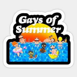 Gays of Summer Sticker